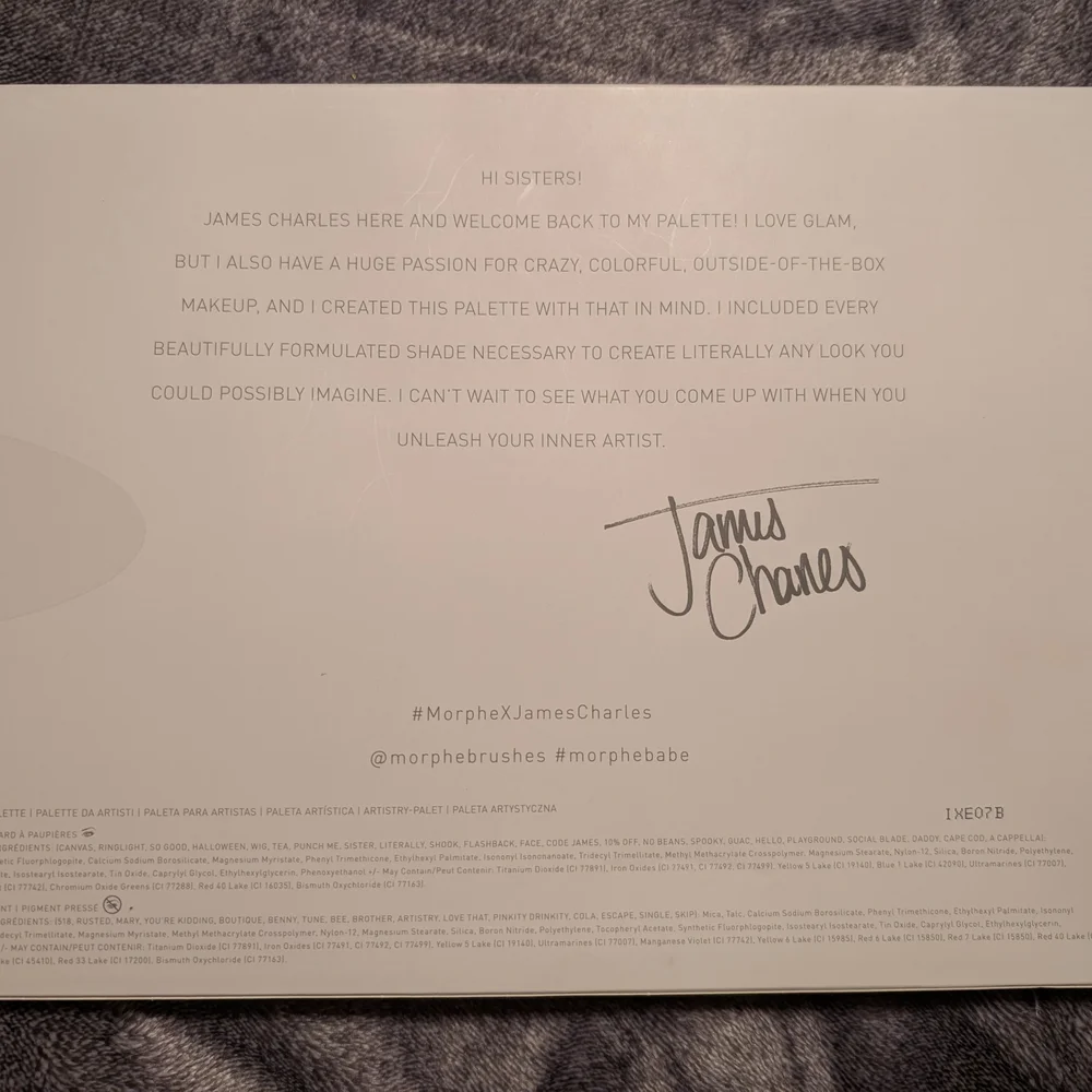 Morphe x James Charles Artistry Palette - Picture 2 of 5